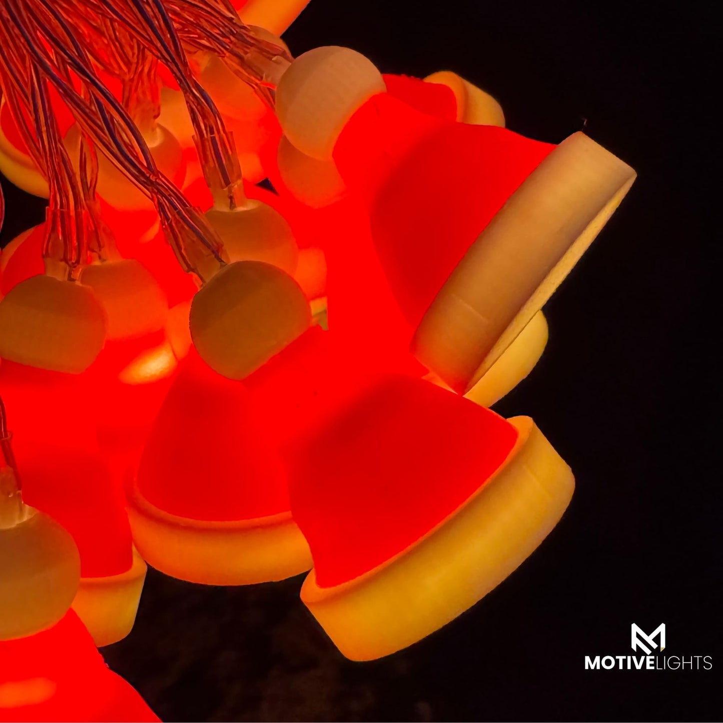 Weihnachtsmütze Lichterkette