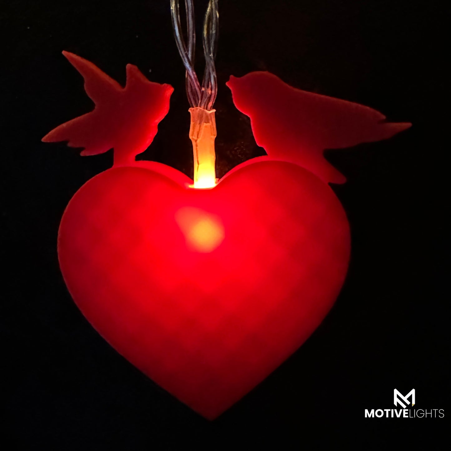Herz-Lichterkette