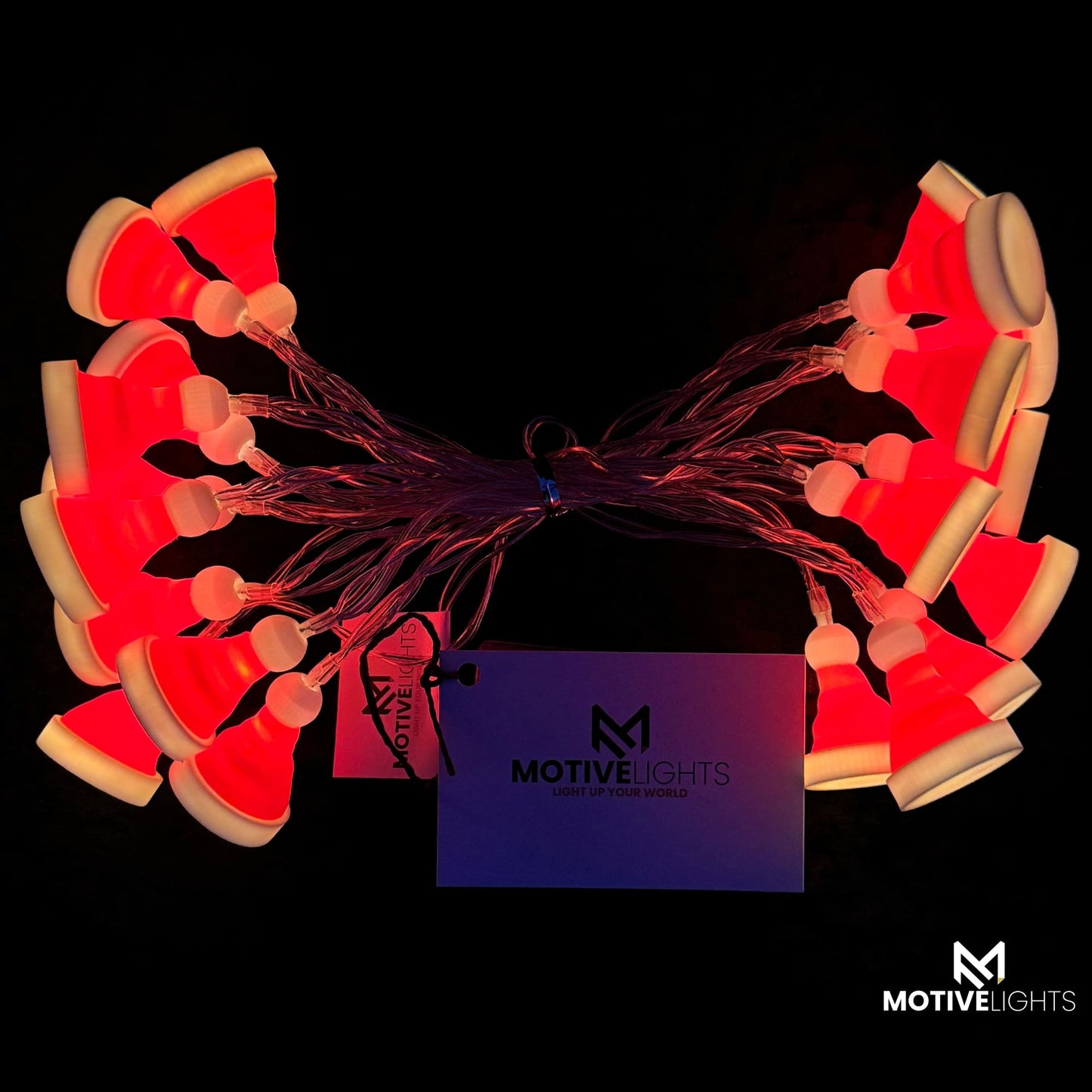 Weihnachtsmütze Lichterkette