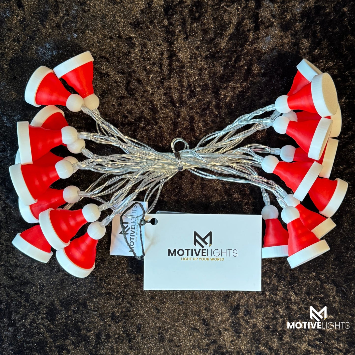 Weihnachtsmütze Lichterkette