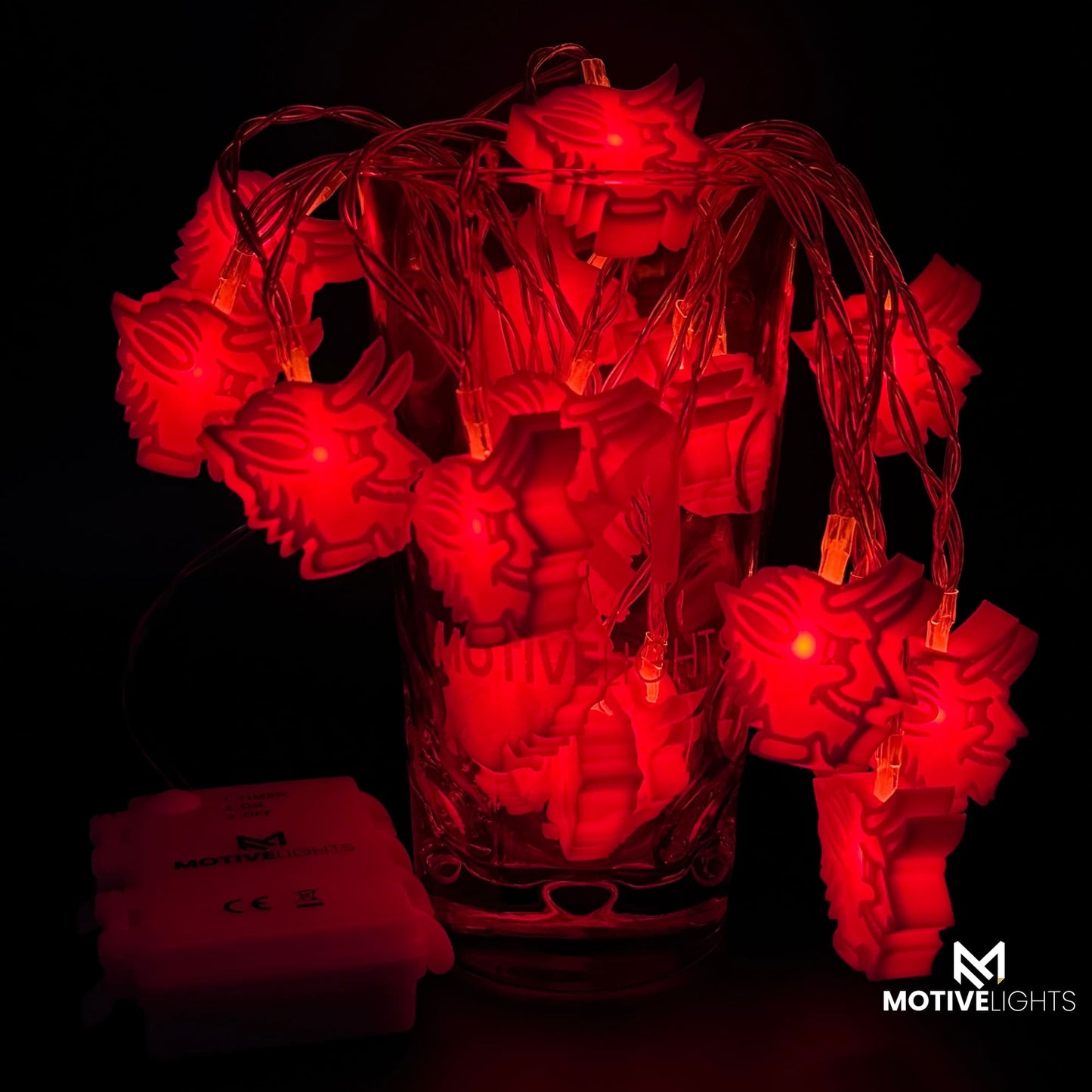 Roter Teufel Lichterkette