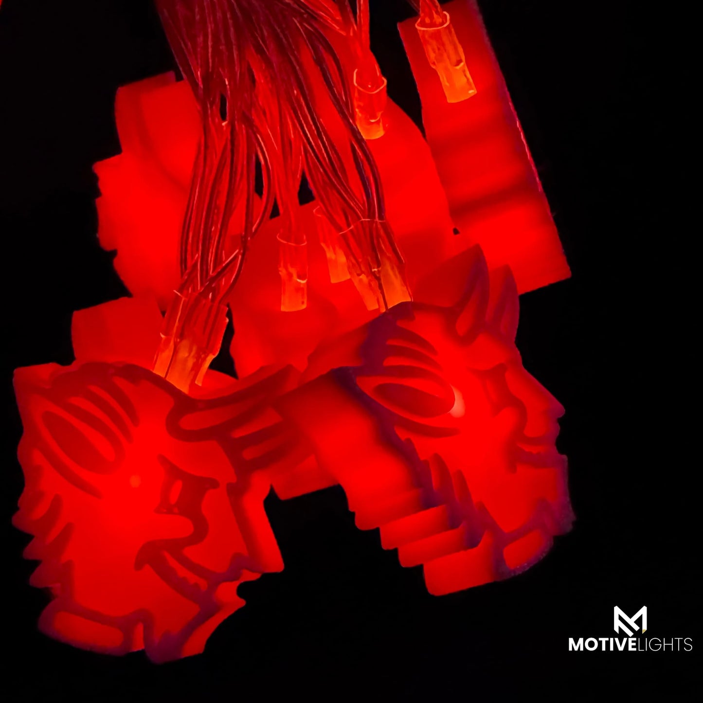 Roter Teufel Lichterkette