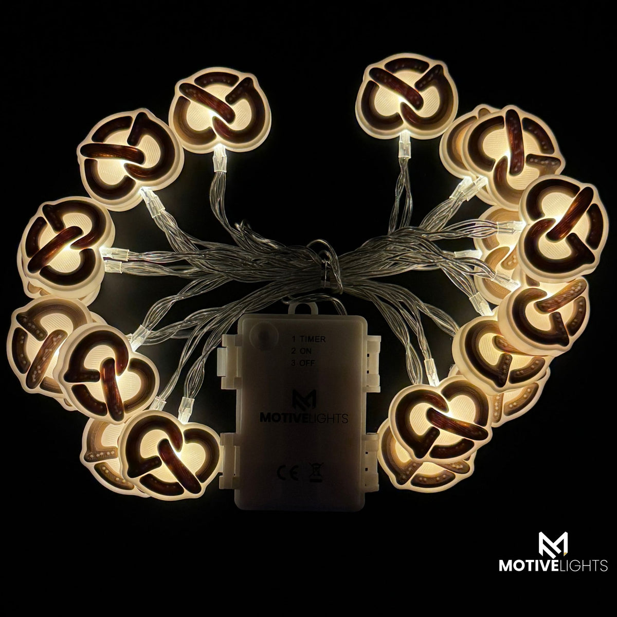 Brezel Lichterkette