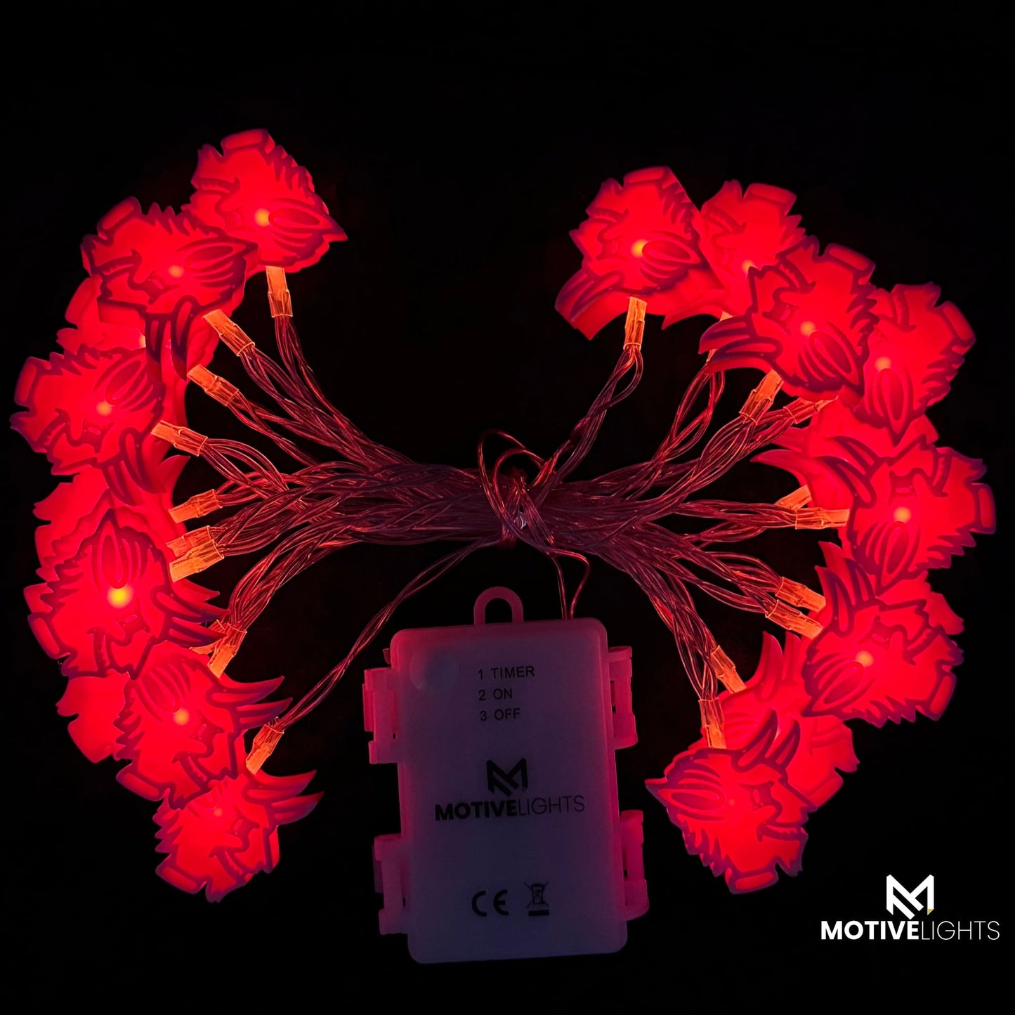 Roter Teufel Lichterkette