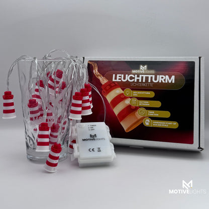 Leuchtturm Lichterkette
